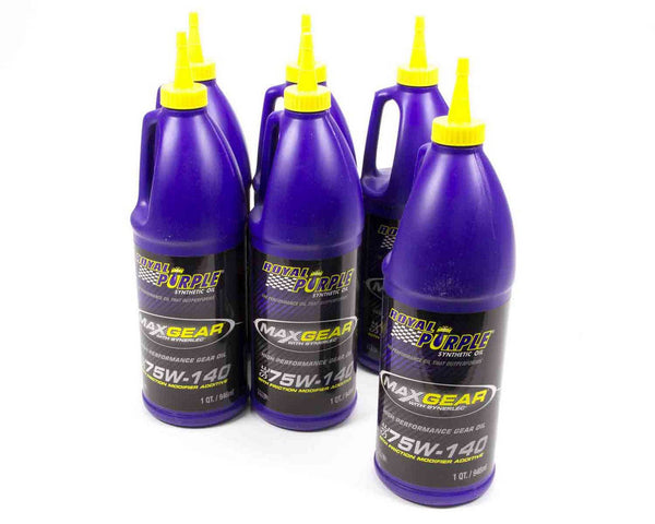 ROYAL PURPLE 75w140 Max Gear Oil Case 6x1 Quart 6301