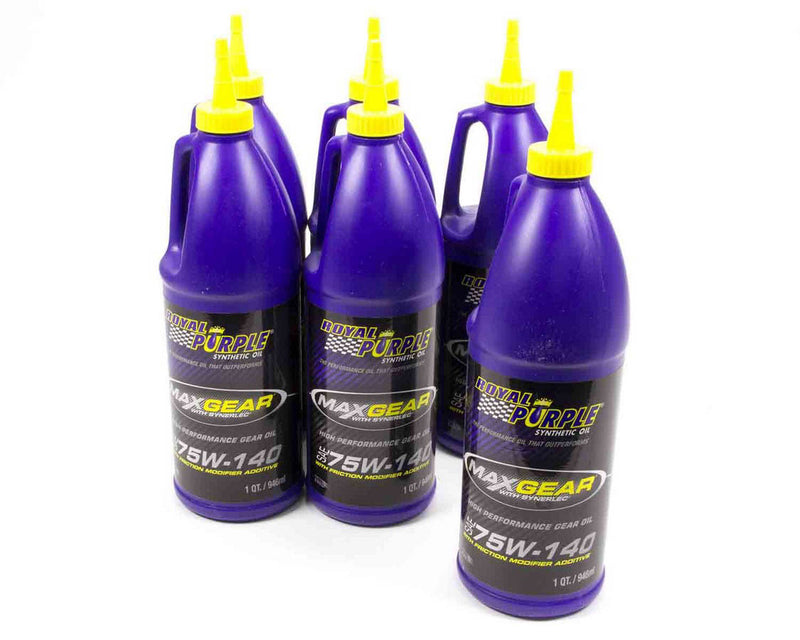 ROYAL PURPLE 75w140 Max Gear Oil Case 6x1 Quart 6301