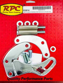 RACING POWER CO-PACKAGED SBC Saginaw Power Steer Bracket Swp Chrome R3814