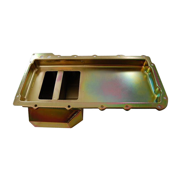 RACING POWER CO-PACKAGED GM LS1 Steel Oil Pan 7 Quart Zinc R4019Z