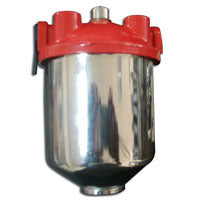 RACING POWER CO-PACKAGED Large Red Top Single P ort Fuel Filter R4295