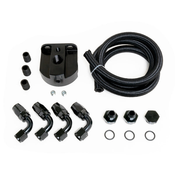 RACING POWER CO-PACKAGED LS Oil Filter Relocation Kit -10 AN R5317