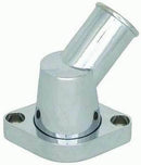 RACING POWER CO-PACKAGED Chrome Aluminum SB Chevy Water Neck R6003C