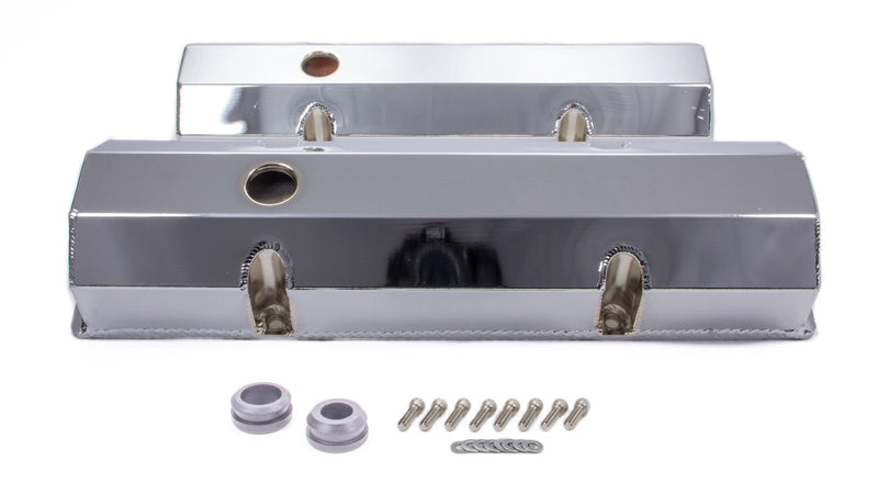 RACING POWER CO-PACKAGED SBC Alum Fabricated Tall V/C Chrome R6145C
