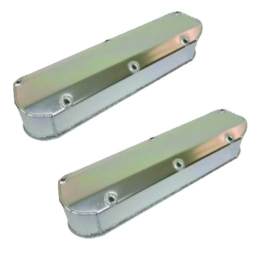 RACING POWER CO-PACKAGED Fabricated SB Ford 1962 -85 Valve Covers w/Rails R6344