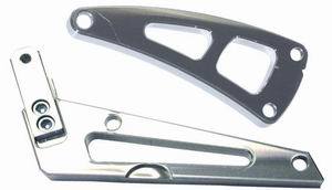 RACING POWER CO-PACKAGED Chrome Alum BB Chevy Alternator Bracket R6408