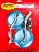 RACING POWER CO-PACKAGED Stainless Retro Street Rod Mirrors R6615