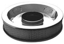RACING POWER CO-PACKAGED Chrome 14In X 3In Air Cleaner W/Paper Element R7195