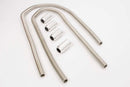 RACING POWER CO-PACKAGED 2-44in Stainless Heater Hose Kit w/Chrome Ends R7314