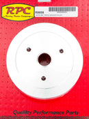 RACING POWER CO-PACKAGED SBC Triple Groove Lower Pulley SWP Satin R8858