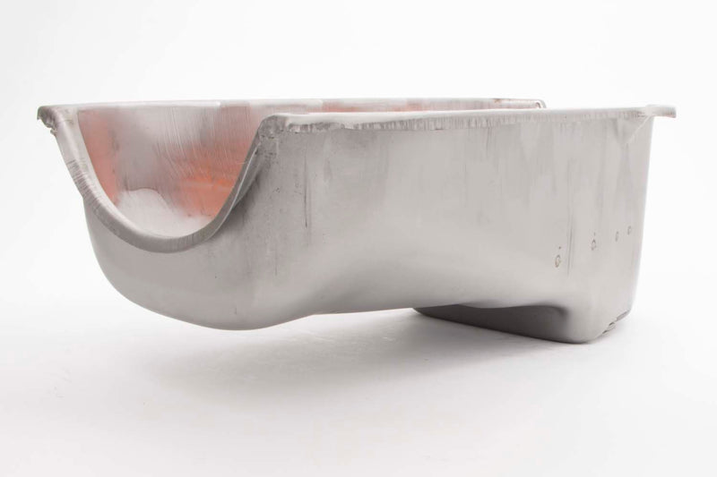 RACING POWER CO-PACKAGED 55-79 SBC Steel Stock Oil Pan Unplated R9005RAW