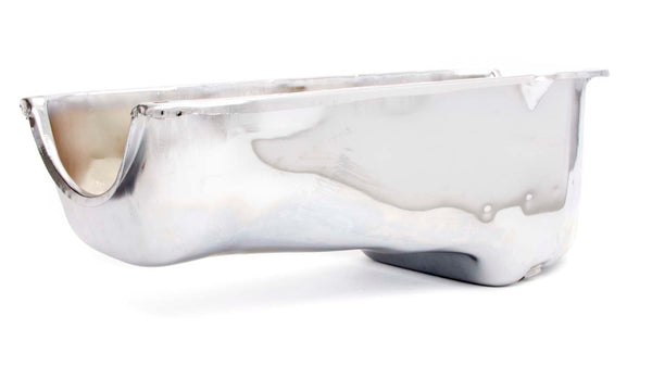 RACING POWER CO-PACKAGED 55-79 SBC Steel Stock Oil Pan Chrome R9005