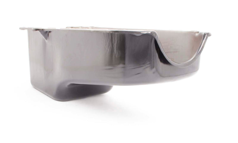 RACING POWER CO-PACKAGED 80-85 SBC Steel Stock Oil Pan Black R9092P