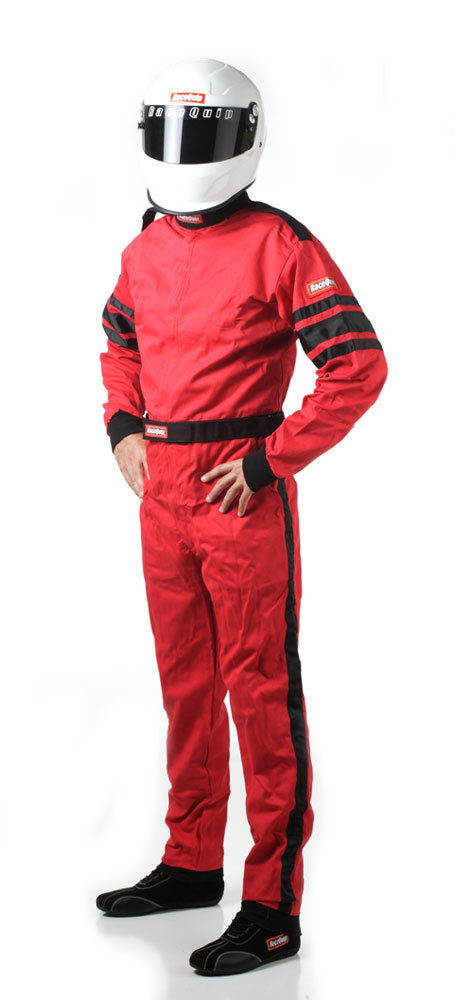 RACEQUIP Red Suit Single Layer XX-Large 110017RQP