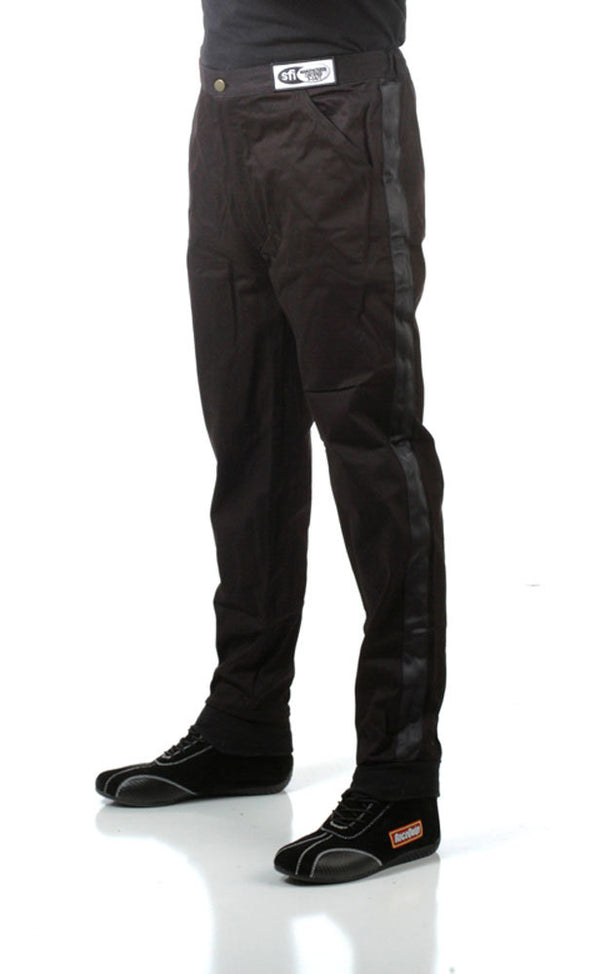 RACEQUIP Black Pants Single Layer 4X-Large 112009RQP