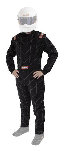 RACEQUIP Suit Chevron Black Medium SFI-1 130903RQP