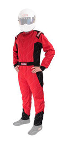 RACEQUIP Suit Chevron Red Medium SFI-1 130913RQP