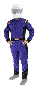 RACEQUIP Suit Chevron Blue X- Large SFI-1 130926RQP