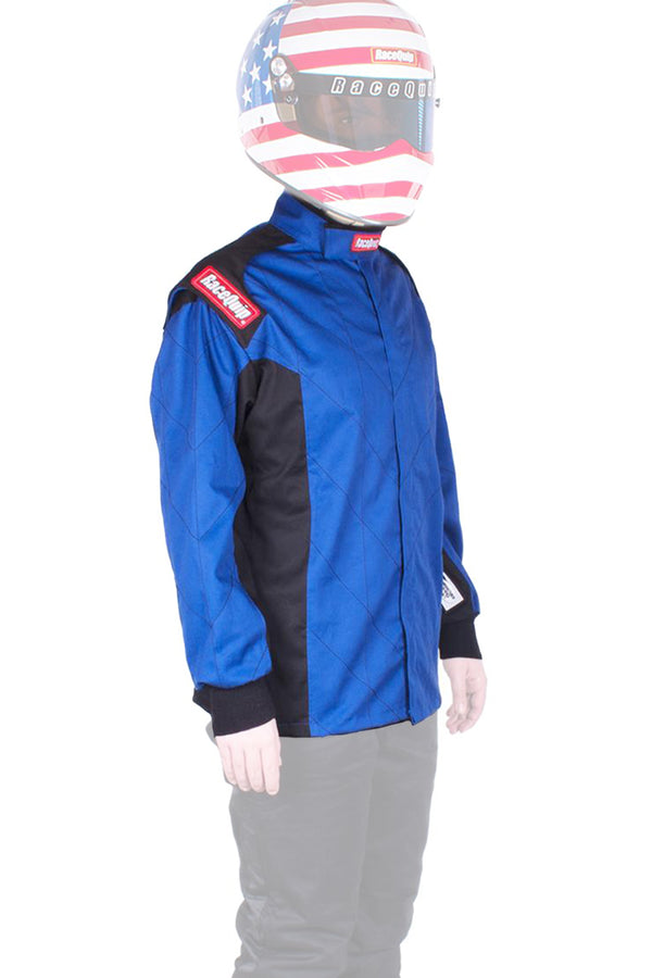 RACEQUIP Jacket Chevron Blue Medium SFI-1 131923RQP