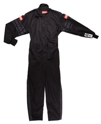 RACEQUIP Black Suit Single Layer Kids X-Small Black Trim 1959991RQP