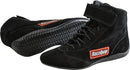 RACEQUIP Shoe Mid-Top Black Size 8 SFI 30300080RQP
