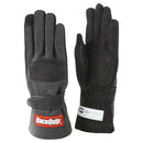 RACEQUIP Gloves Double Layer Large Black SFI 355005RQP