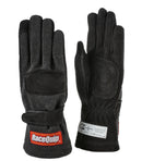 RACEQUIP Glove Double Layer Child Large Black SFI-5 Youth 3550095RQP