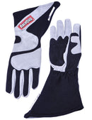 RACEQUIP Gloves Outseam Black/ Gray Medium SFI-5 358603RQP