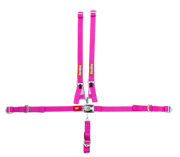 RACEQUIP 5pt Harness Set Jr LL Pink 709089RQP