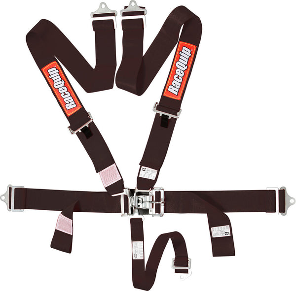 RACEQUIP 5pt Harness Set L&L Black SFI 711001RQP