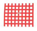 RACEQUIP Ribbon Window Net Red Non-SFI 721015RQP