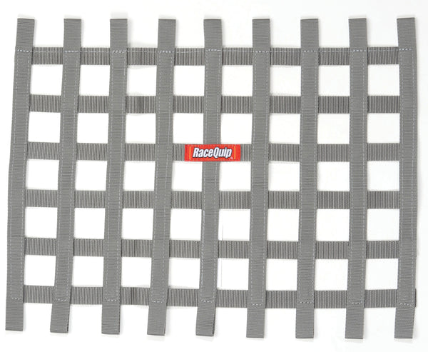 RACEQUIP Ribbon Window Net Platinum Non-SFI 18 x 24 721065RQP