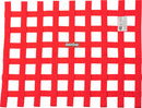 RACEQUIP Ribbon Window Net SFI Red 725015RQP
