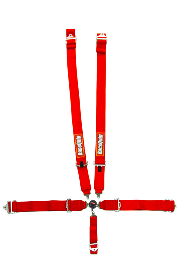 RACEQUIP 5pt Harness Camlock SFI Sportsman Red 741011RQP