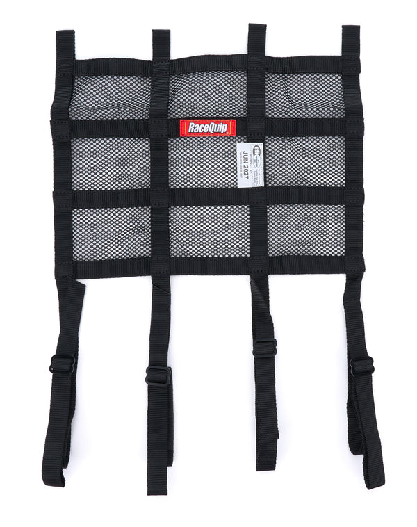 RACEQUIP Window Net Mesh Black SFI Hybrid Adj. Strap 822001RQP