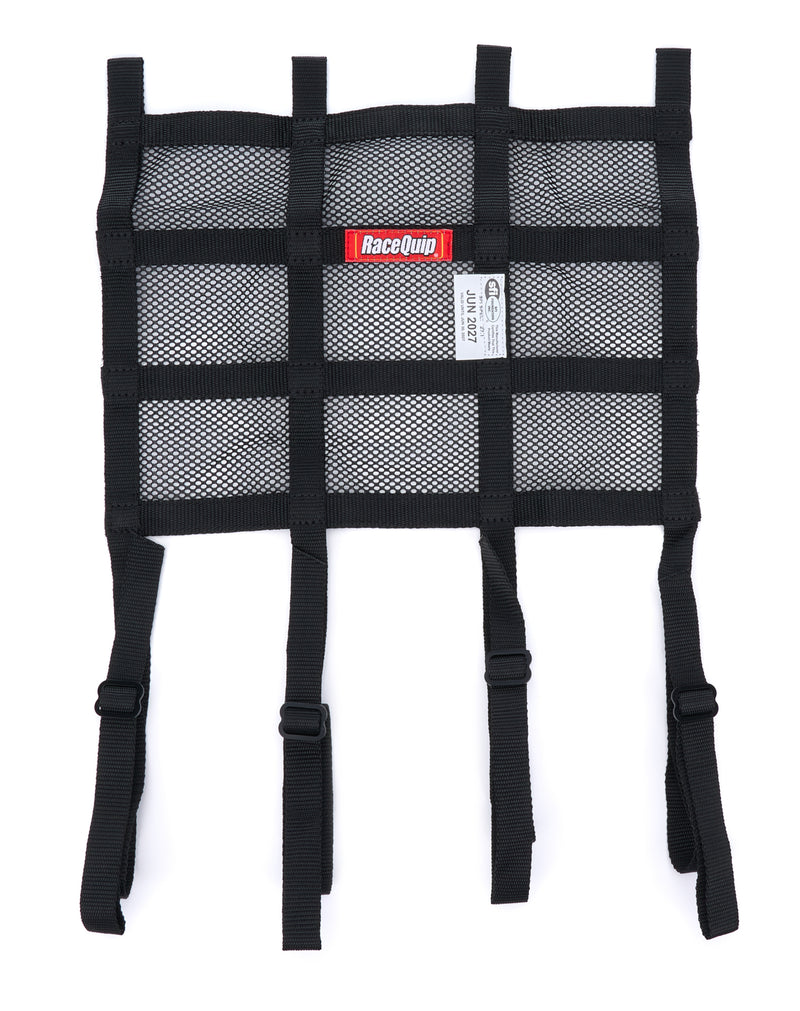 RACEQUIP Window Net Mesh Black SFI Hybrid Adj. Strap 822001RQP