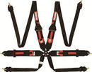 RACEQUIP 6pt Harness Camlock P/U Lap Black HNR FIA 854004RQP