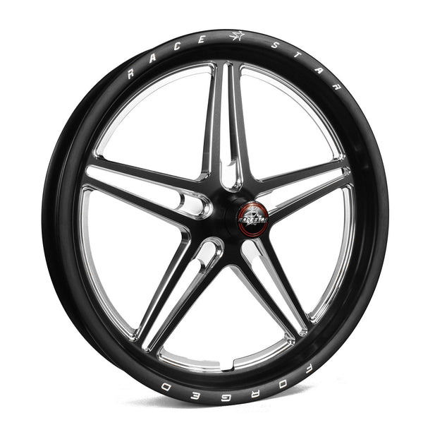 RACE STAR INDUSTRIES 63 Pro Forged 17x2.4 Spi ndle Mount Black Anodize 63-72400112AB