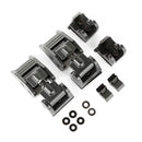 RUGGED RIDGE Hood Latches Black 18- Jeep Wrangler JL 11210.21