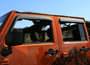 RUGGED RIDGE Window Visors Matte Blac k 4 Door 07-18 Jeep Wran 11349.12