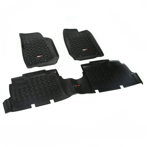 RUGGED RIDGE Floor Liner Kit Black 4 Door 07-18 Jeep Wrang 12987.04