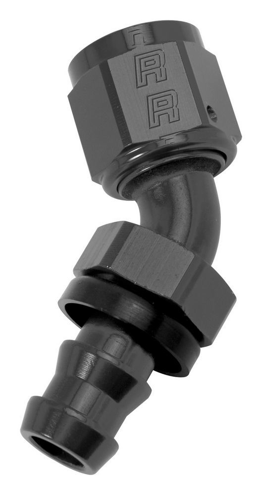 RUSSELL Twist-Lok Hose End #8 45 Deg Black 624093