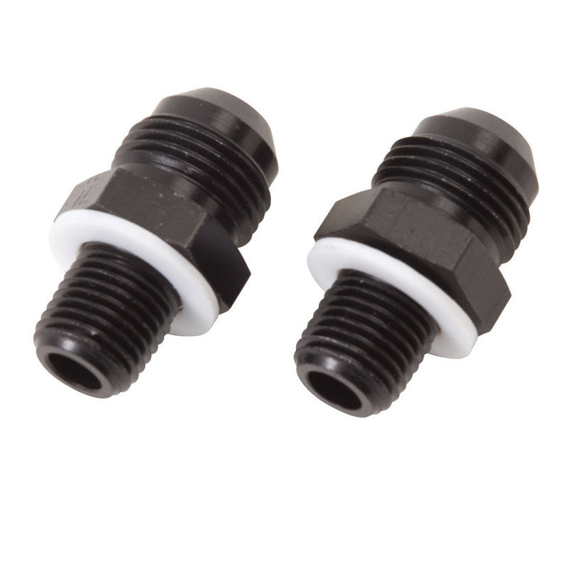 RUSSELL 8an Trans Fittings (2pk) GM TH350/TH400/700R4 640530