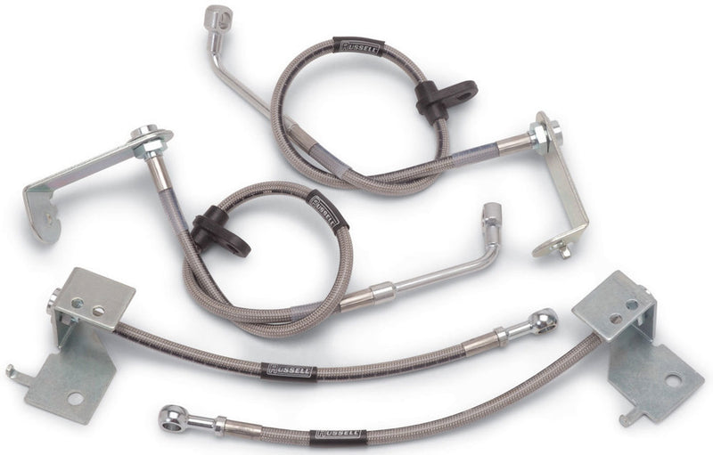 RUSSELL Brake Hose Kit 05-12 Mustang w/ ABS 693380