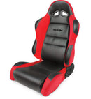 SCAT ENTERPRISES Sportsman Racing Seat - Left - Red Vinyl/Velour 80-1605-64L