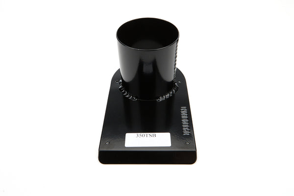 SCHOENFELD Tail Pipe Saver 3-1/2in Single Outlet Black 350TSB