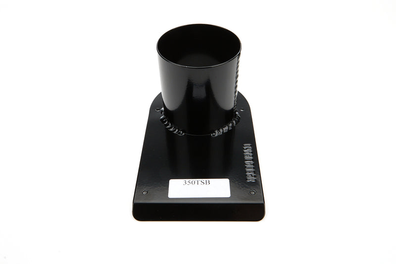 SCHOENFELD Tail Pipe Saver 3-1/2in Single Outlet Black 350TSB