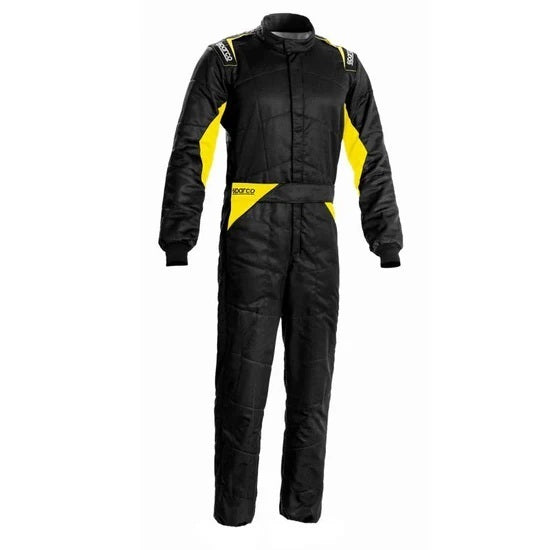 SPARCO Suit Sprint Size 56 Blk Yellow Bootcut 001093B56NRGF