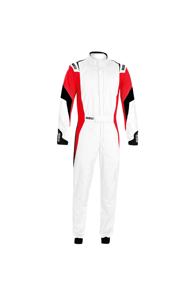 SPARCO Comp Suit White/Red X-Large 001144B60BRNR