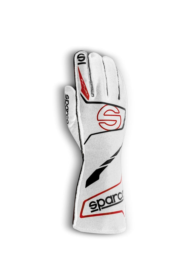 SPARCO Glove Futura Large White / Black 00136511BINR